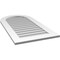 Ekena Millwork Round Top Surface Mount PVC Gable Vent: Non-Functional, w/ 3-1/2"W x 1"P Standard Frame, 22"W x 42"H GVPRT22X4201SN - alternate 4